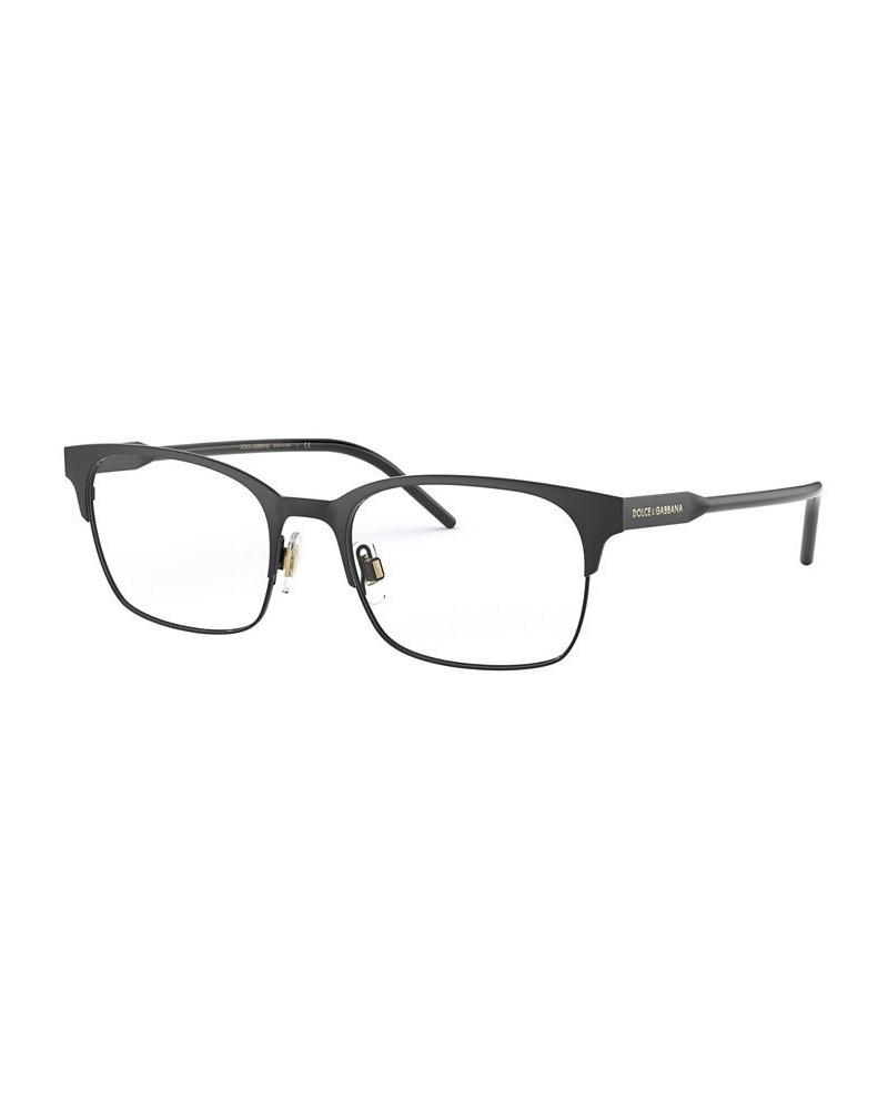 Dolce & Gabbana DG1330 Men's Rectangle Eyeglasses Matte Black $72.00 Mens