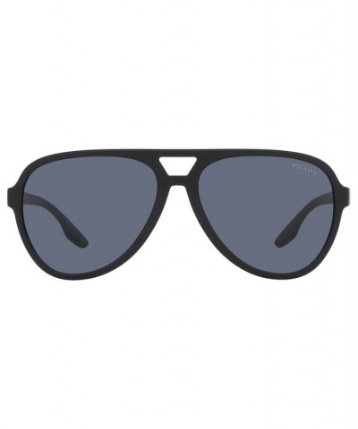 Men's Sunglasses 59 Black Rubber $93.24 Mens