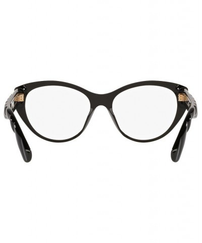 Women's Round Eyeglasses GC001491 Black Shiny $111.60 Womens