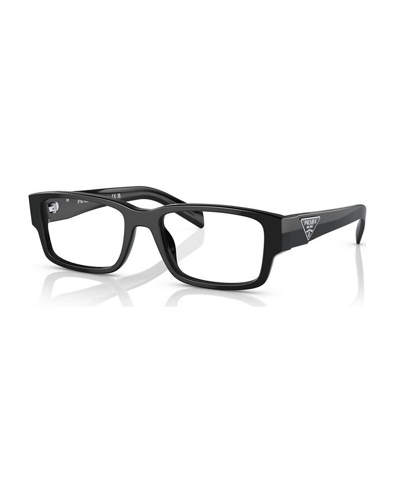 Men's Rectangle Eyeglasses PR 07ZV53-O Baltic Marble $81.00 Mens