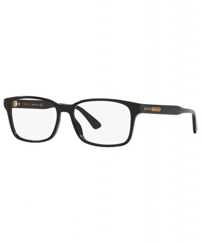 Men's Rectangle Eyeglasses GC001496 Black $100.05 Mens