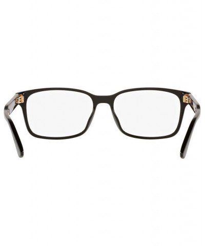 Men's Rectangle Eyeglasses GC001496 Black $100.05 Mens