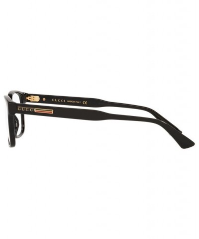 Men's Rectangle Eyeglasses GC001496 Black $100.05 Mens