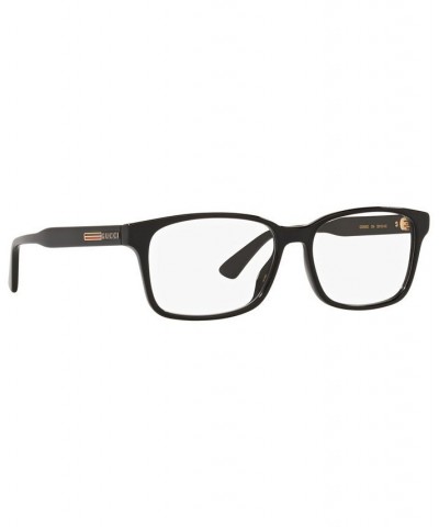 Men's Rectangle Eyeglasses GC001496 Black $100.05 Mens