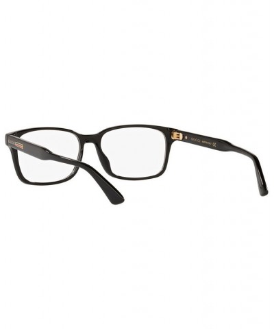 Men's Rectangle Eyeglasses GC001496 Black $100.05 Mens