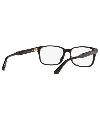 Men's Rectangle Eyeglasses GC001496 Black $100.05 Mens