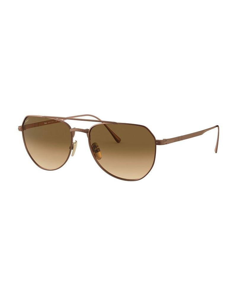 Unisex Sunglasses BRONZE/CLEAR GRADIENT BROWN $101.40 Unisex