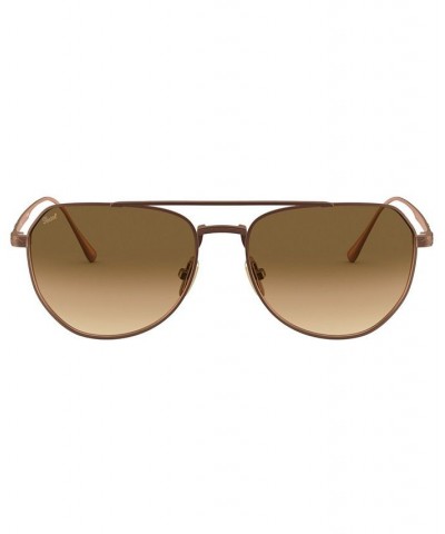 Unisex Sunglasses BRONZE/CLEAR GRADIENT BROWN $101.40 Unisex