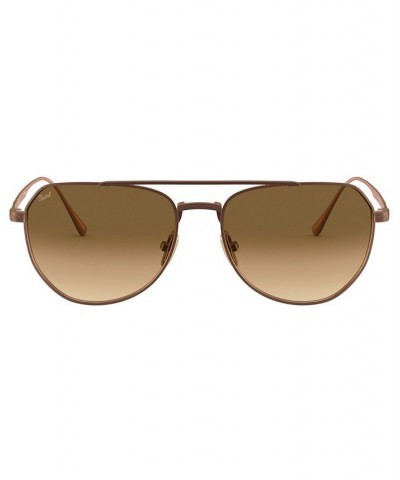 Unisex Sunglasses BRONZE/CLEAR GRADIENT BROWN $101.40 Unisex