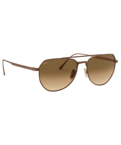 Unisex Sunglasses BRONZE/CLEAR GRADIENT BROWN $101.40 Unisex