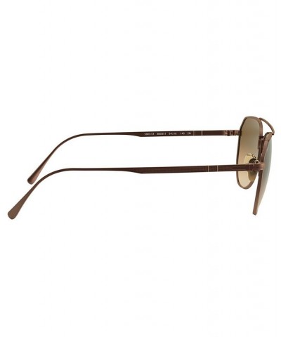 Unisex Sunglasses BRONZE/CLEAR GRADIENT BROWN $101.40 Unisex