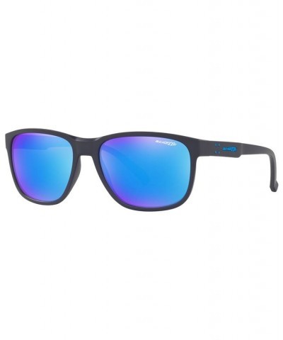 Sunglasses AN4257 57 URCA DARK BLUE/GREEN MIRROR LIGHT BLUE $11.84 Unisex