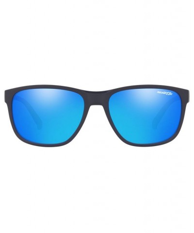 Sunglasses AN4257 57 URCA DARK BLUE/GREEN MIRROR LIGHT BLUE $11.84 Unisex