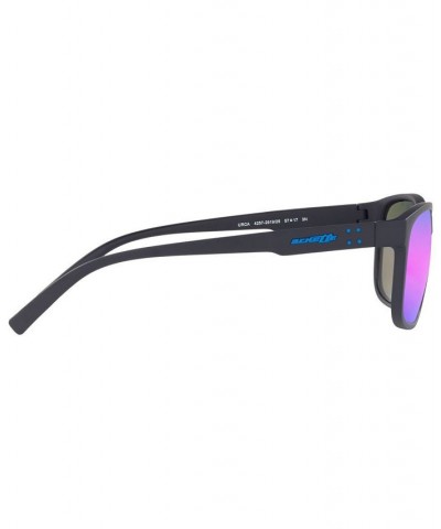 Sunglasses AN4257 57 URCA DARK BLUE/GREEN MIRROR LIGHT BLUE $11.84 Unisex