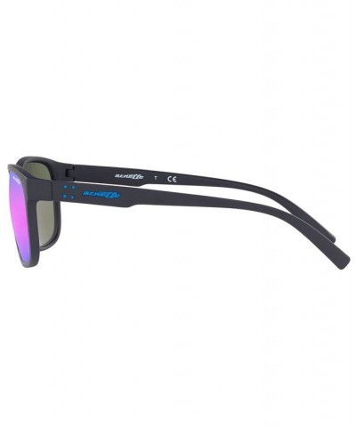 Sunglasses AN4257 57 URCA DARK BLUE/GREEN MIRROR LIGHT BLUE $11.84 Unisex