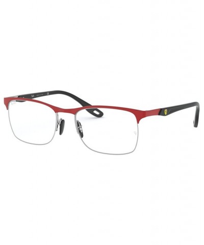 Scuderia Ferrari RX8416M Men's Square Eyeglasses Matte Red $32.48 Mens