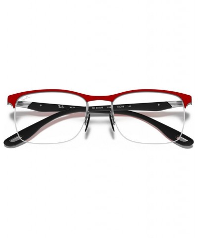 Scuderia Ferrari RX8416M Men's Square Eyeglasses Matte Red $32.48 Mens