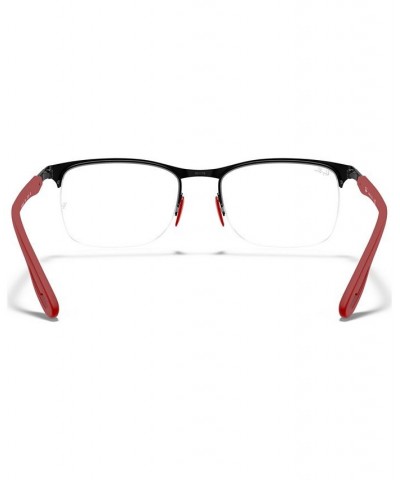 Scuderia Ferrari RX8416M Men's Square Eyeglasses Matte Red $32.48 Mens