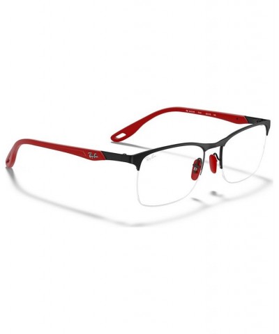 Scuderia Ferrari RX8416M Men's Square Eyeglasses Matte Red $32.48 Mens