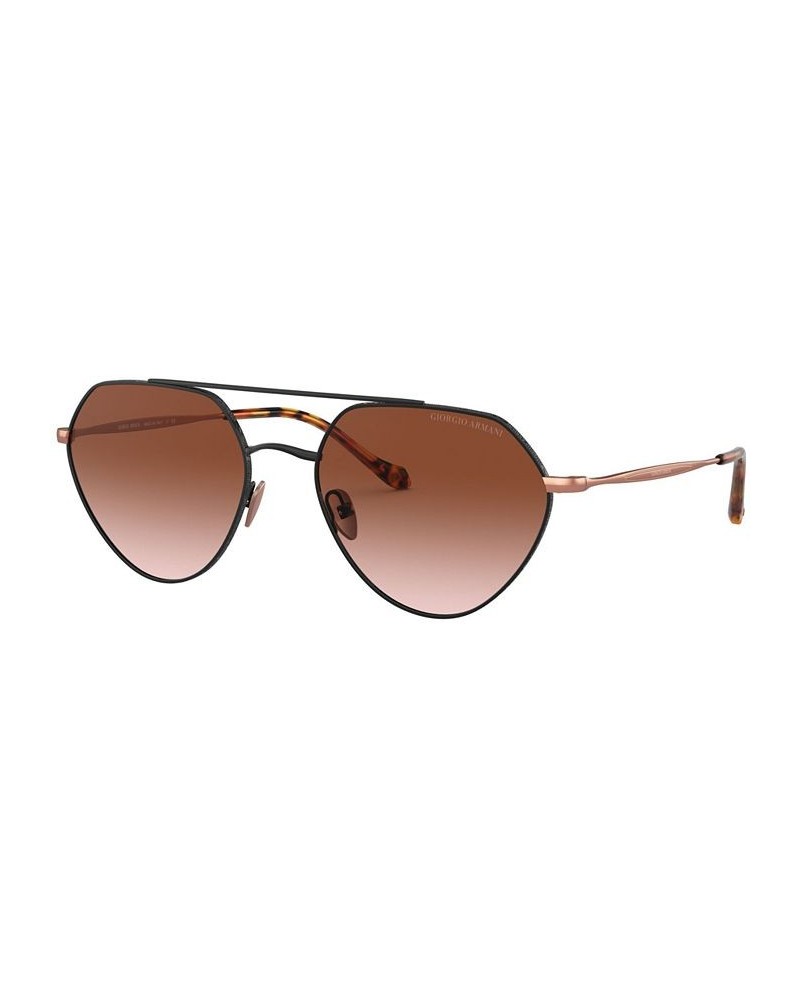 Sunglasses 0AR6111 MATTE BLACK/BROWN GRADIENT $48.72 Unisex