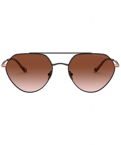 Sunglasses 0AR6111 MATTE BLACK/BROWN GRADIENT $48.72 Unisex