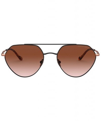 Sunglasses 0AR6111 MATTE BLACK/BROWN GRADIENT $48.72 Unisex