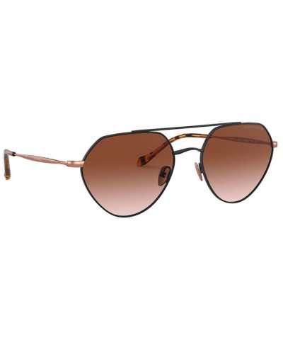 Sunglasses 0AR6111 MATTE BLACK/BROWN GRADIENT $48.72 Unisex