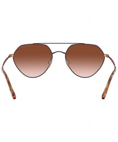 Sunglasses 0AR6111 MATTE BLACK/BROWN GRADIENT $48.72 Unisex