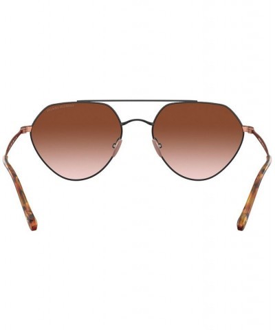 Sunglasses 0AR6111 MATTE BLACK/BROWN GRADIENT $48.72 Unisex