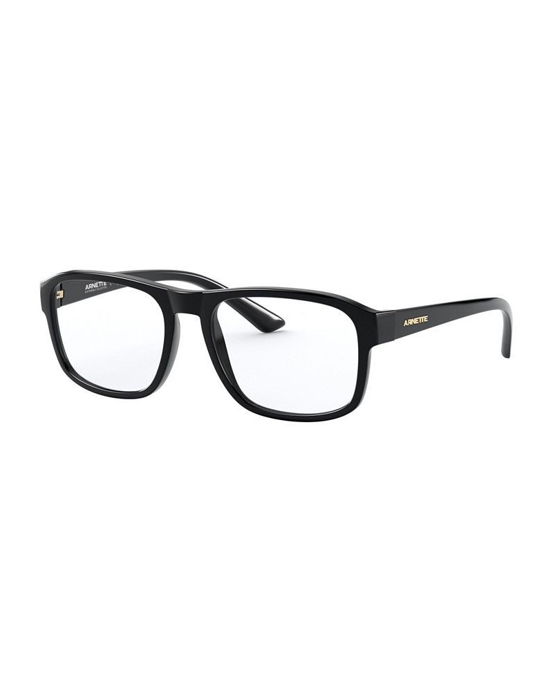 AN7176 Men's Oval Eyeglasses Black $17.44 Mens