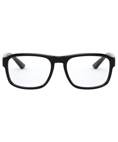 AN7176 Men's Oval Eyeglasses Black $17.44 Mens