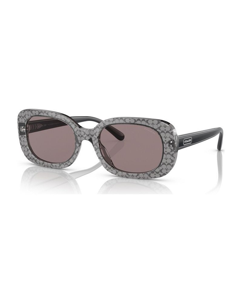 Women's Sunglasses HC8358U54-X Gray Transparent $36.60 Womens