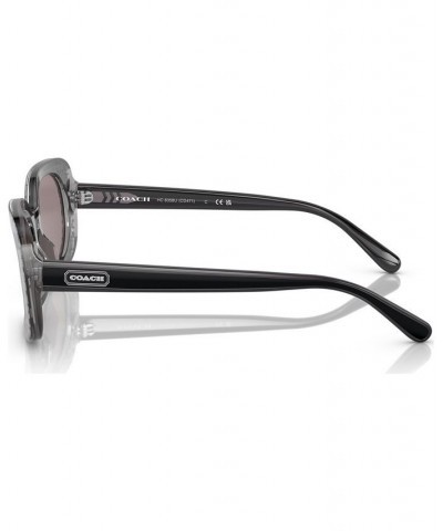 Women's Sunglasses HC8358U54-X Gray Transparent $36.60 Womens