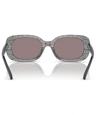 Women's Sunglasses HC8358U54-X Gray Transparent $36.60 Womens