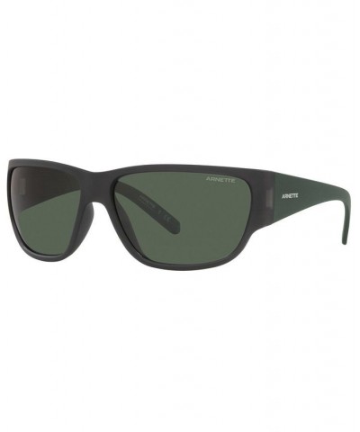 Men's Sunglasses AN4280 63 GREY MATTE/DARK GREEN $16.80 Mens