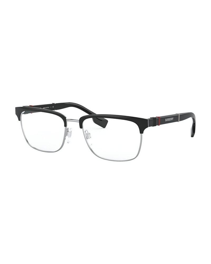 BE1348 Men's Rectangle Eyeglasses Black $84.97 Mens