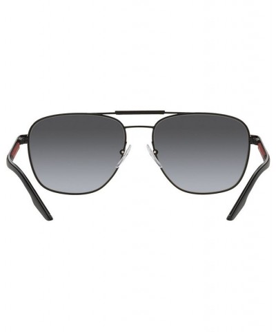 Men's Polarized Sunglasses PS 53XS 60 MATTE BLACK/POLAR GREY GRADIENT $48.23 Mens