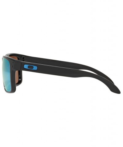 Men's Polarized Holbrook Prizm Sunglasses OO9102 MATTE BLACK PRIZMATIC / PRIZM SAPPHIRE POLARIZED $40.28 Mens