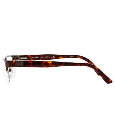 VE1184 Men's Rectangle Eyeglasses Brown $43.74 Mens