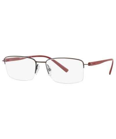 SH2053T Men's Rectangle Eyeglasses Matte Black $30.59 Mens