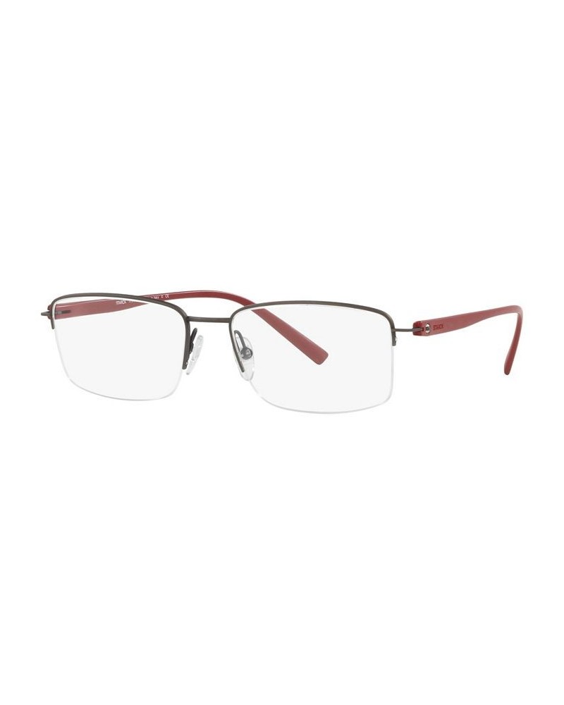 SH2053T Men's Rectangle Eyeglasses Matte Black $30.59 Mens