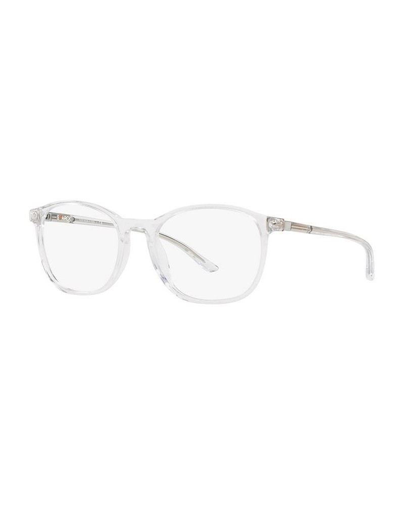Sh3045 Men's Square Eyeglasses Transparent $29.12 Mens