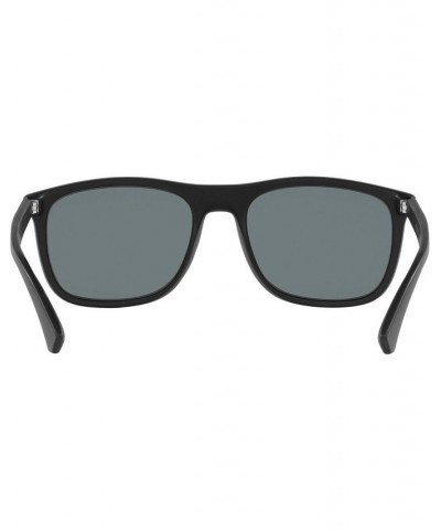 Sunglasses EA4158 57 MATTE BLACK/GREY MIRROR BLACK $29.60 Unisex