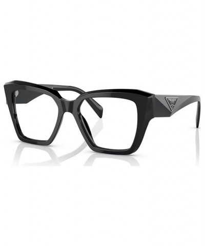 Women's Square Eyeglasses PR 09ZV49-O Black $44.55 Womens