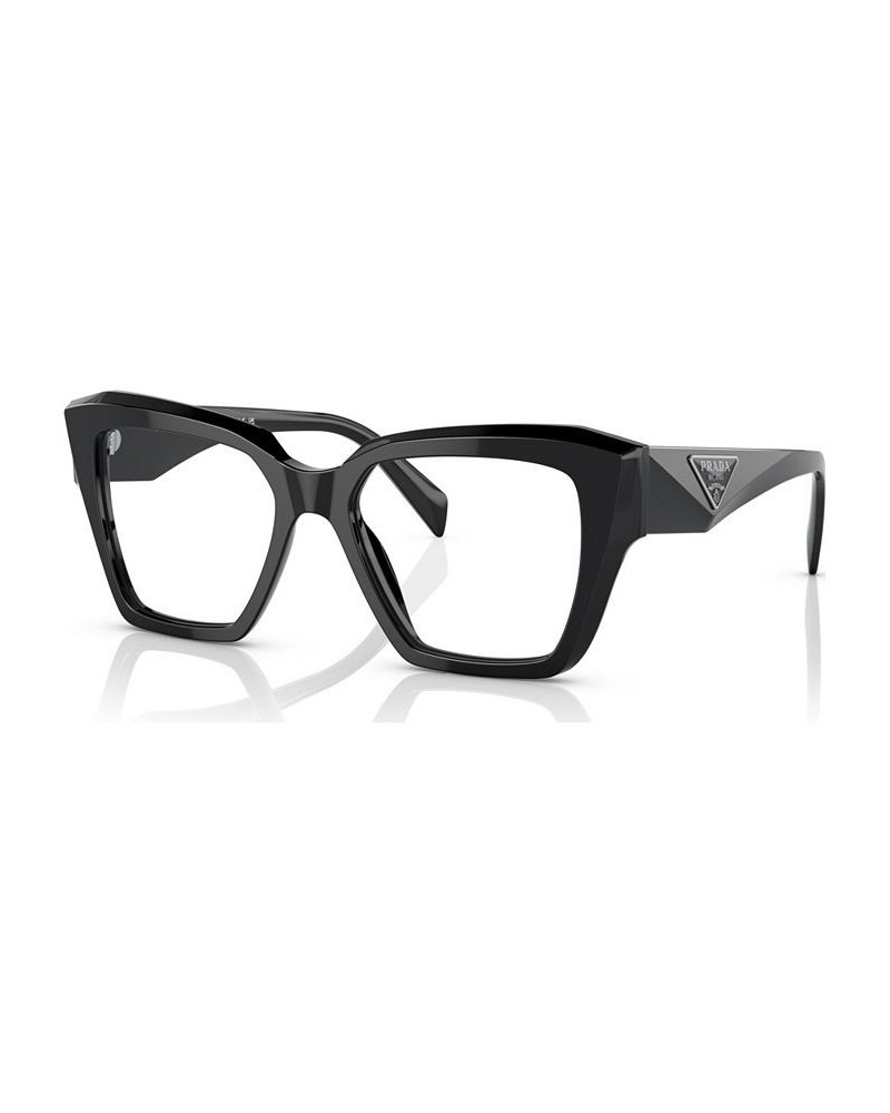 Women's Square Eyeglasses PR 09ZV49-O Black $44.55 Womens