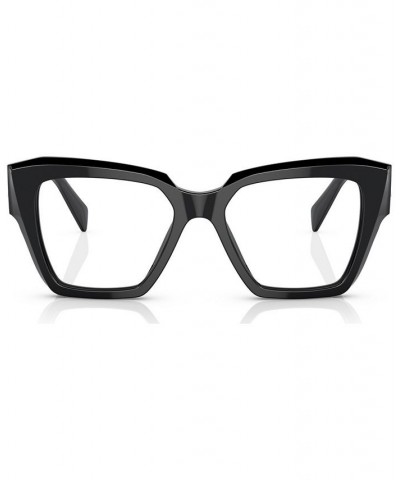 Women's Square Eyeglasses PR 09ZV49-O Black $44.55 Womens