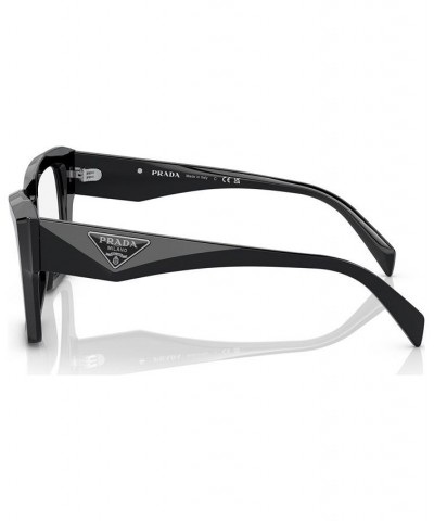 Women's Square Eyeglasses PR 09ZV49-O Black $44.55 Womens