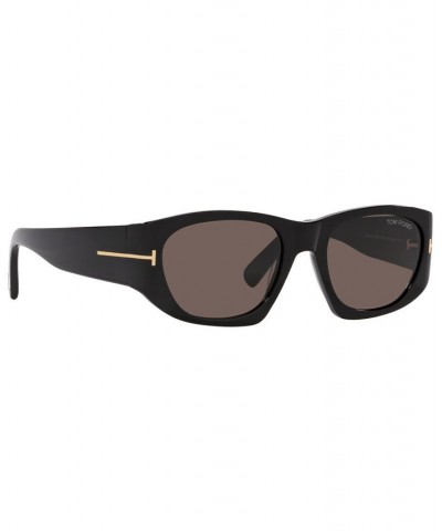 Unisex Sunglasses TR00148353-X Black Shiny $94.60 Unisex