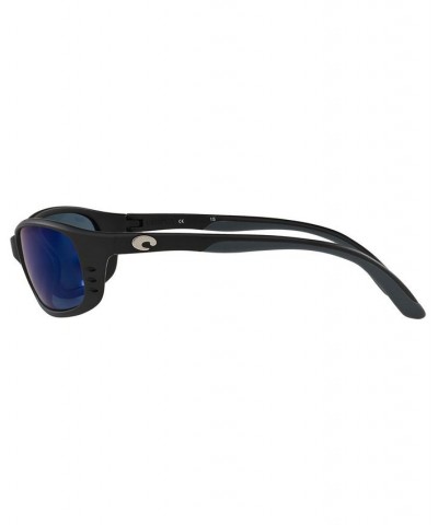 Unisex Polarized Sunglasses 6S000184 BLACK/BLUE MIR POL $20.20 Unisex