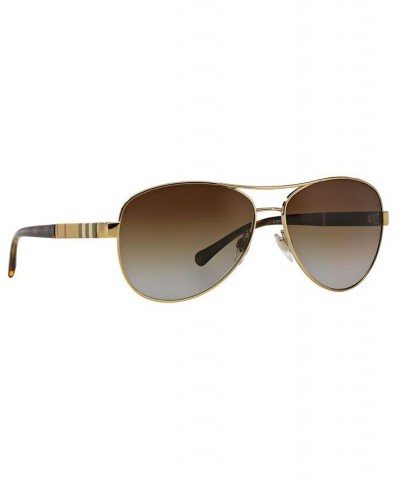 Polarized Sunglasses BE3080 GOLD LIGHT/BROWN GRADIENT POLAR $89.37 Unisex